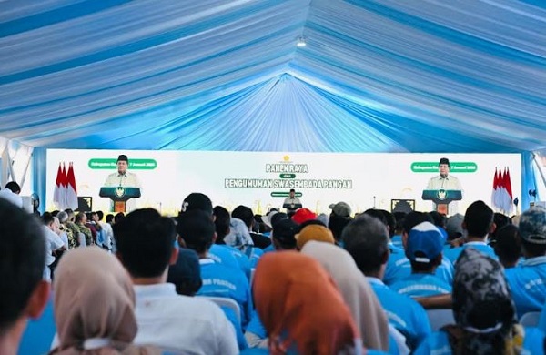 Prabowo Umumkan Indonesia Capai Swasembada Pangan 2025