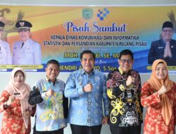 Pisah Sambut Kadis Kominfostandi Pulang Pisau Dihadiri Wakil Bupati Jayadikarta