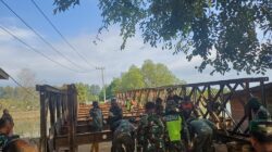 Pembangunan jembatan di Aceh dikebut sehingga akses segera pulih.