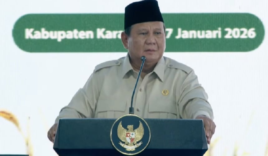 Puji Peran Petani, Prabowo Ingin Anak Petani Bisa Sekolah Tinggi dan Hidup Sejahtera