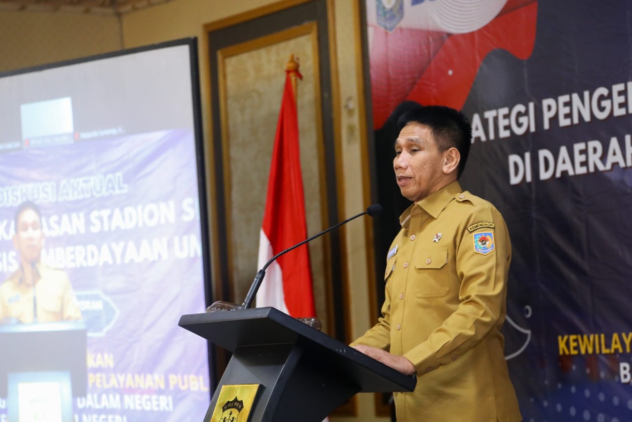 Wamendagri Minta Daerah Optimalkan Pemanfaatan Stadion.