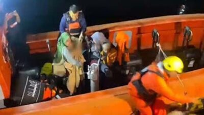 Tim SAR gabungan evakuasi balita sesak napas