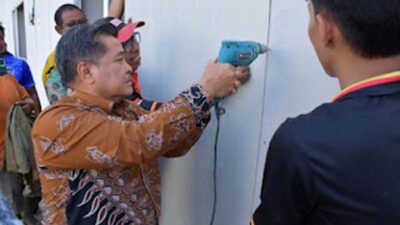 Bupati Agam Tinjau Kesiapan Huntara di Palembayan Jelang Peresmian