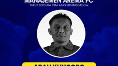 Asisten pelatih Arema FC Kuncoro meninggal dunia