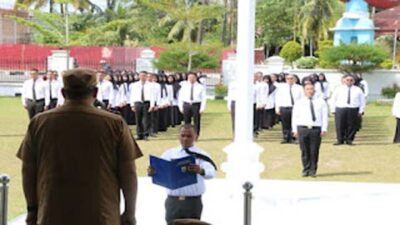 148 CPNS Pemko Pariaman mengikuti Latsar 2026.