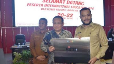 Walikota Fadly Amran dengan Kepala Dinas Pendidikan Provinsi Guangdong Xu Shimin