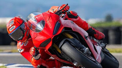 Pembalap Ducati Lenovo, Marc Marquez.