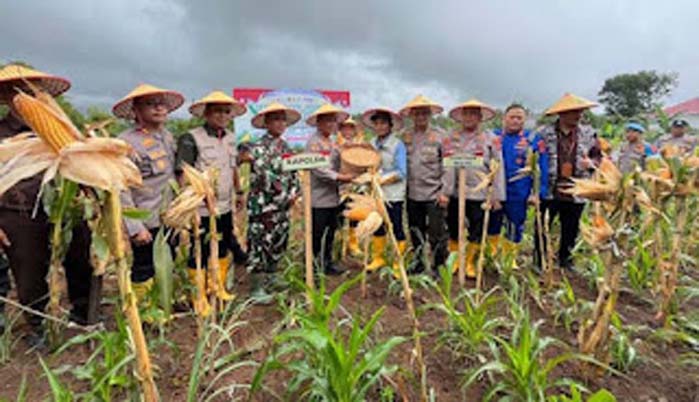 Kapolda Sumbar, Irjen Pol Gatot Tri Suryanta, mengungkapkan bahwa hasil panen jagung