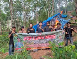 Satgas Anti Ilegal Mining Polres Solok Selatan Tutup PETI di KPGD