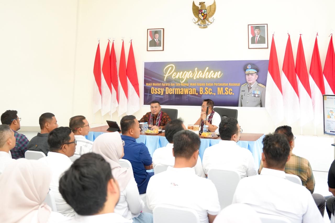 Wamen ATR/Waka BPN Kunjungan Kerja ke Kantor Pertanahan Mempawah