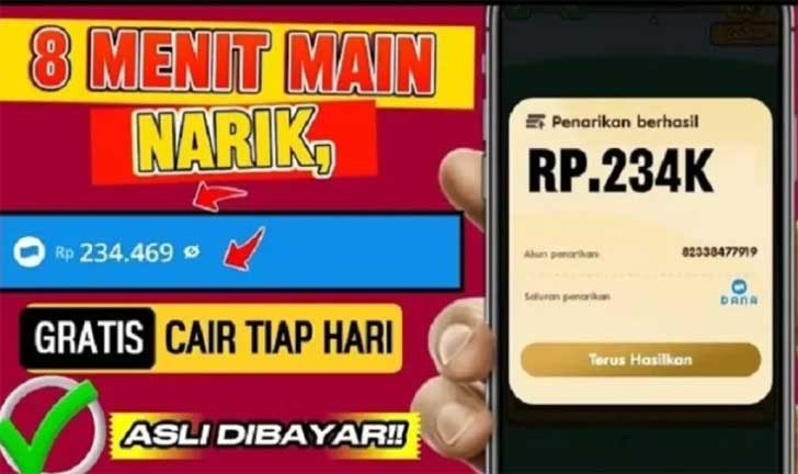 Game berpotensi penghasil saldo DANA.