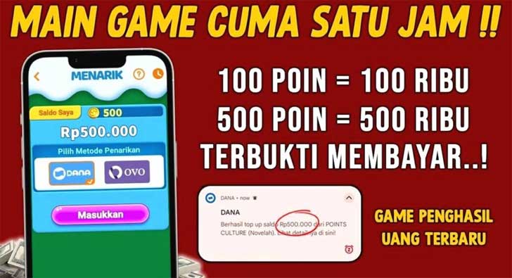 Ini kesalahan fatal pengguna game penghasil uang dan saldo DANA.