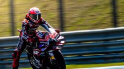 Pembalap Tim Ducati Lenovo, Marc Marquez.