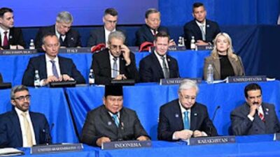 Presiden Prabowo Subianto menghadiri pertemuan Board of Peace di Washington DC.