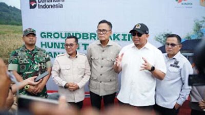 Andre Rosiade dan Danantara Mulai Pembangunan 85 Huntap untuk Korban Galodo Tanah Datar
