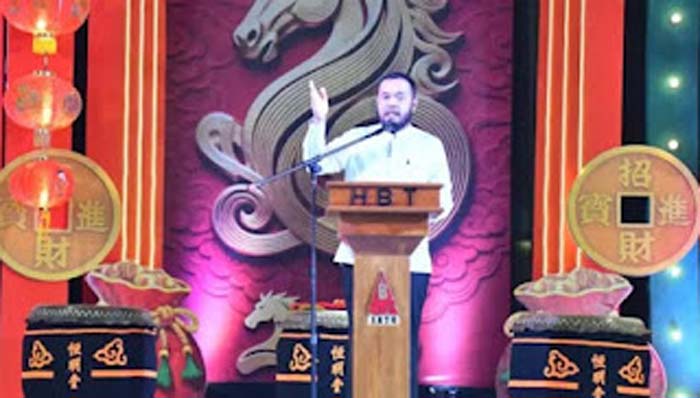 Wali Kota Padang, Fadly Amran, di Gedung HBT-WHBT.