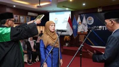 Maidiawati saat dilantik