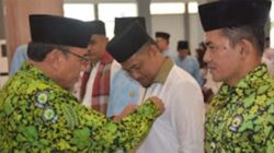 Wakil Wali Kota Padang, Maigus Nasir, melantik Pengurus DMI