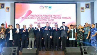 Pelantikan pengurus Lemkari Sumbar.