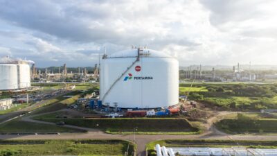 Revitalisasi Rampung, Tangki LNG Arun Siap Beroperasi.