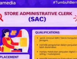 Gramedia Padang Buka Lowongan Store Administrative Clerk, Simak Syaratnya!