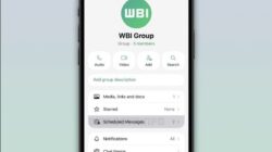 Fitur Scheduled Messages di WhatsApp.