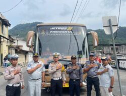 Pastikan Armada Laik Jalan, Jasa Raharja Solok Laksanakan Ramp Check Angkutan Umum di Terminal Sawahlunto