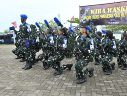 Sarat Makna dan Penuh Khidmat, 15 Siswa Sejurba Pom TNI AU Angkatan Ke-43 Resmi Sandang Baret Biru