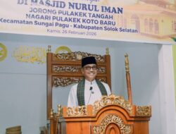 Dapat Dana Segar dari Pemkab Solsel, Masjid Nurul Iman Pulakek Tangah Bakal Bikin Bangunan Baru