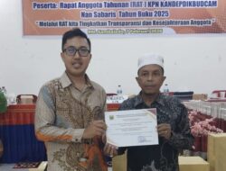 RAT KPN Kandepdikbudcam Nan Sabaris Tepat Waktu Raih “Piagam Penghargaan” SHU Melejit