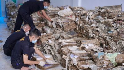 Taruna STPN Diterjunkan Restorasi Arsip Aceh Tamiang, Kepala ANRI: Bagian dari Ketahanan Nasional