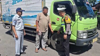 Jasa Raharja Bukittinggi Cek Kelaikan Kendaraan dan Kesehatan Sopir