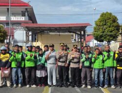 Jasa Raharja dan Polresta Bukittinggi Gaungkan Ojol Tertib Lalu Lintas