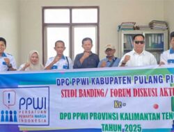 PPWI Pulang Pisau Gelar Studi Banding ke DPD PPWI Kalteng