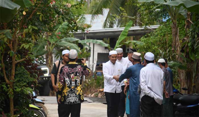 Bupati dan Wabup Pulang Pisau Safari Ramadhan di Tanjung Perawan