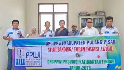 PPWI Pulang Pisau Gelar Studi Banding ke DPD PPWI Kalteng