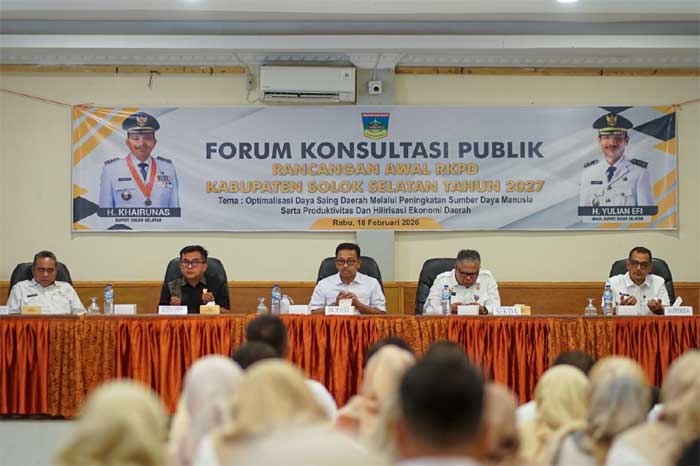 Solsel Fokuskan Pembangunan Percepatan Pelayanan Publik dan Pemberdayaan Ekonomi