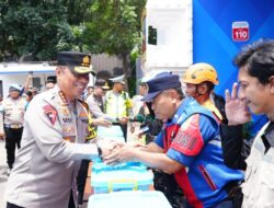 Wakapolri Pantau Arus Mudik dari Udara, Tinjau Pos Terpadu KM 57A Karawang