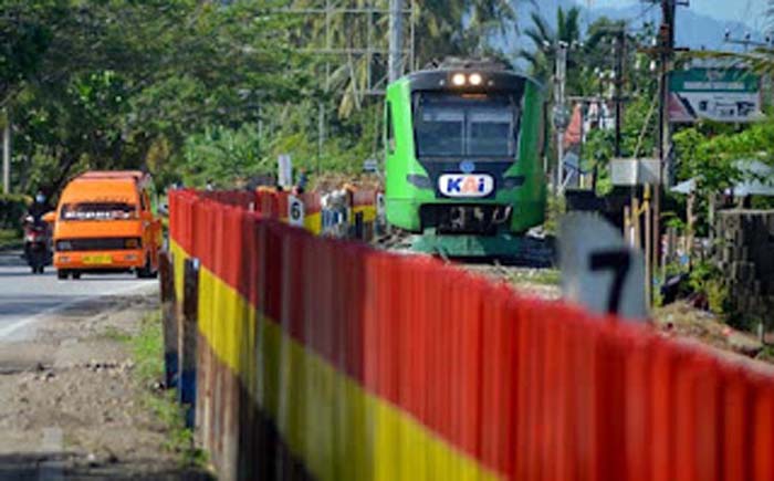 9 Titik Lintasan Kereta Api Yang Belum Dijaga di Kota Padang, Paling Banyak di Koto Tangah!