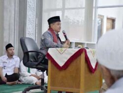 Bupati Agam Hadiri Subuh Berjamaah dan Tabligh Akbar PBMS 2026 di Magek