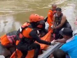 Polres Lampung Utara Gerebek Judi, Warga Terseret Arus Sungai