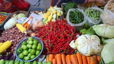 Harga Pangan Naik Jelang Lebaran 2026: Cabai Rawit Merah Rp131.000 per Kg, Daging Rp168.650 per Kg.