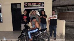 Curi Motor di Parkiran Masjid, Pria Asal Pesisir Selatan Ditangkap Tim Phyton Polsek Lubeg