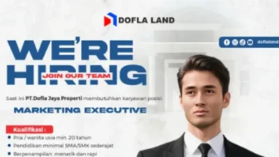 Dofla Land Mencari Marketing Executive yang Berorientasi Target - Daftarkan Dirimu Sekarang!