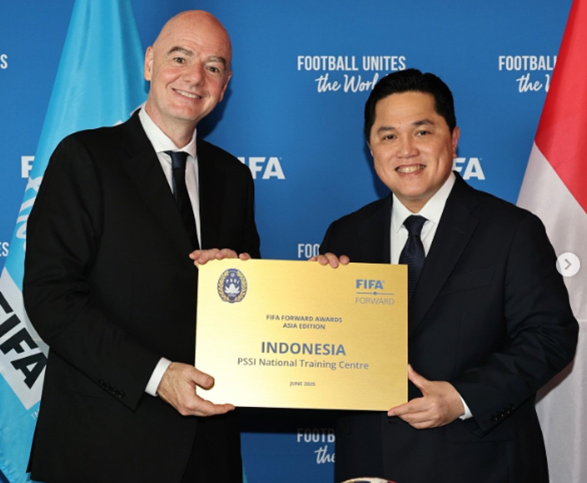 Presiden FIFA, Gianni Infantino, sanjung perkembangan sepakbola Indonesia.