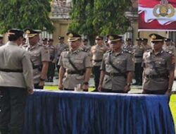 Kapolres Pasaman Barat Pimpin Sertijab Sejumlah Pejabat Utama Polres