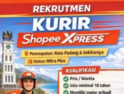 Lowongan Kerja Kurir Shopee Express di Padang, Cek Syarat dan Cara Daftarnya