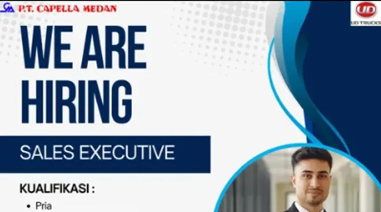 Peluang Emas di PT. Capella Medan, Sales Executive yang Bersemangat Diperlukan Sekarang!