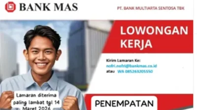 Bank MAS Buka Lowongan Financial Advisor, Kesempatan Karier di Dunia Perbankan