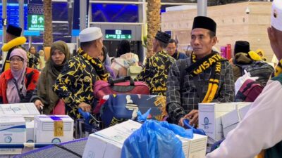 Jemaah umrah di Arab Saudi.